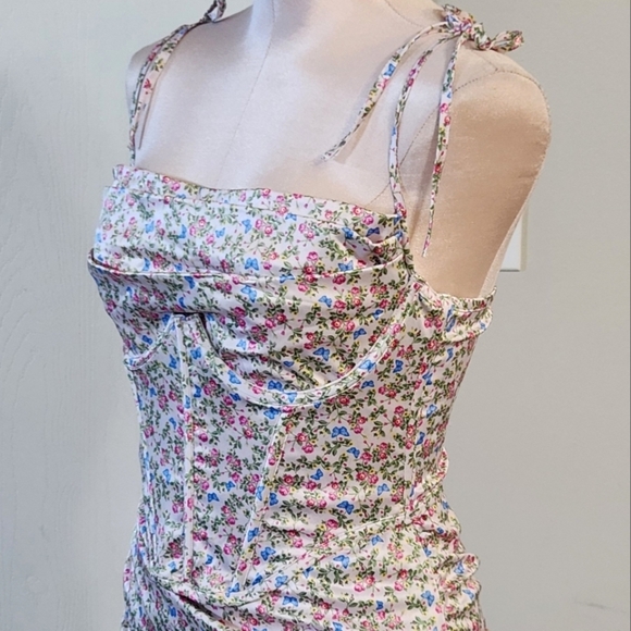 New!For Love and Lemons Baby Butterflies Slip Dress - Picture 10 of 16